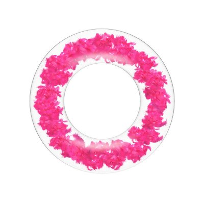 60/90CM Kids/Adult Feathers Inflatable Swimming Ring with Built-in Feathers Beach Summer Pool Float Rafts Party Toys Water Play COD
