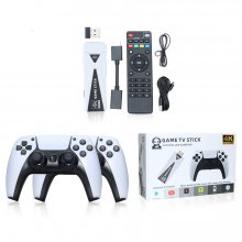 aMPoWn U10 64GB 10000+ Games 4K UHD Game Stick for PSP PS1 N64 MD NEOGEO GBA CPS SFC IGS TV Game Conosle with Wireless Gamepad Player Box COD