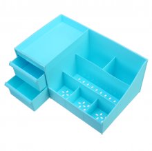 Desktop Cosmetics Storage Shelf Plastic Drawer Storage Box Home Organizer COD