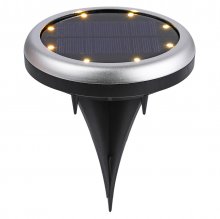 2X 8 LED Solar Power Buried Light Underground Lamp IP66 Waterproof Outdoor Path Way Garden Decking Lamp COD