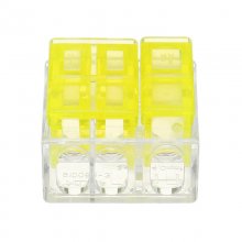 3Pin 1 Way Series Wire Connector Flame Retardant Terminal Block Electric Cable Terminal COD