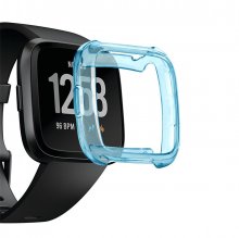 Anti-Scratch Front Case TPU Cover Screen Protector For Fitbit Versa COD