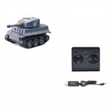 Happy Cow 777-215 2.4G 4CH Mini Radio RC Car Army Battle Infrared Tank with LED Light RTR Model Toy COD