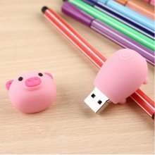 8GB USB2.0 Flash Drive Cute Pink Pig Shape U Stick Pen Drive COD