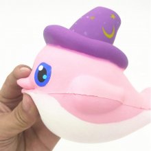 Squishy Slow Rising Kawaii Whale Soft Squeeze Cute Dolphin Cell Phone Strap Bread Cake Stretchy Toy COD