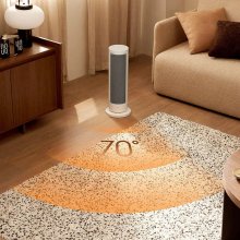 XIAOMI MIJIA Fan Heater Home Electric Heaters 2000W PTC Fast Ceramic Heating Low Noise 70° Wide Angle Air Supply COD