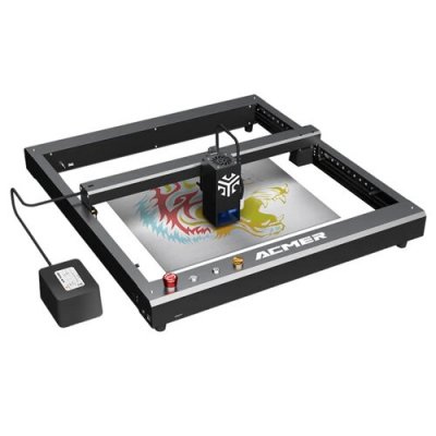 ACMER P2 33W Laser Engraver Cutter Engraving at 24000mm/min Cut 25mm Acrylic iOS Android App Control No DIY No Installation COD