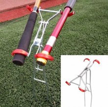 Adjustable Fishing Rod Double Pole Bracket Foldable Tool Standing Holder COD