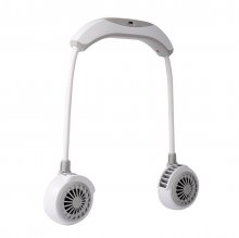 USB Rechargeable Portable Hanging Neck Fan 3 Speeds LED Rechargeable Mini Sports Fans COD