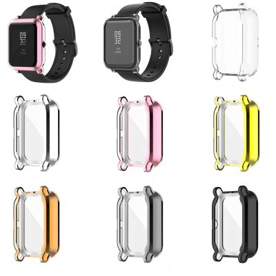 Bakeey Electroplating All-inclusive TPU Watch Case Cover Watch Protector for Amazfit bip/bip lite COD