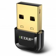 EDUP bluetooth 5.3 Adapter Transceiver Audio USB Dongle Adapter for PC Computer Keyboard Speaker COD