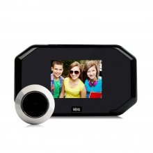 X7 3.5-inch Peephole Doorbell 145 Degree Viewing Night Vision Wireless Doorbell Door Viewer Home Security Cat Eye Camera