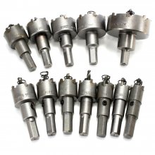 Drillpro 12pcs 15mm-50mm Hole Saw Tooth Kit Drill Cutter Alloy Drill Bit Set for Wood Metal Wood Cutting COD