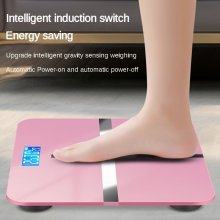 Intelligent Electronic Household Scale Accurate Data Monitoring LCD Display USB Rechargeable 180KG Max Load Accurate Measuring Weight Scale COD