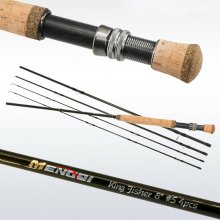 Outdoor Adventurers Fly Fishing Combo 2.43m High Carbon 4-Section Telescopic Rod Double Rod Fly Line Bait Rod Set COD