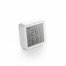 Tuya WiFi Smart Wireless Humidity Temperature Sensor With LCD Screen Display Smart Home Alarm Push Works With Alexa Google Home COD