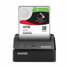 MAIWO K300U3S USB3.0 to SATA Docking Station Hard Drive Enclosure Base for 2.5/3.5" HDD SSD Hard Drive COD