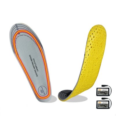 WARMSPACE Rechargeable Heated Insoles 3.7V 3600mAh Feet Warming Insoles Thermal for Outdoor Sports Electric Foot Warmer Heated Insoles COD