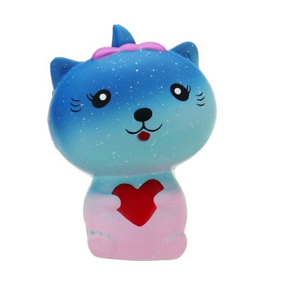 Galaxy Cat Squishy 13*9*7CM Slow Rising With Packaging Collection Gift Soft Toy COD