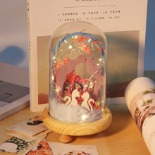 iiecreate DIY Time Lover Handmade Dollhouse Lovely Kit With LED Light Sweet Sunshine Doll house COD