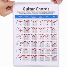 Debbie 6-String Electric Bass String Spectrum Guitar Chord Chart for Fingering Practice COD