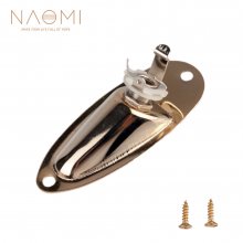NAOMI Guitar Jack Boat Style Pickup Output Jack Plate Socket Accessories Electric Guitar Part Gold COD