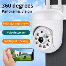 2MP 1080P HD Camera WIFI PTZ Control Video Surveillance Cameras Wireless Connect 360° Panoramic Two-way Conversation COD