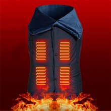 2023 Heated Throw Blanket 7 Heating Zones Trible Gears Temperature Level Control Washable Smart Warm Blanket for Winter Car Camping COD