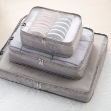IPRee® Travel Foldable Clothes Storage Bag Waterproof Mesh Underwear Cosmetic Organizer Zipper Bag COD