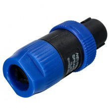 NL4FC 4 Pole Plug Male Speaker Audio Cable Connector Blue COD