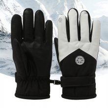 Men/Women Winter Snowboard Ski Gloves Non-slip Touch Screen Waterproof Motorcycle Cycling Fleece Warm Snow Gloves COD
