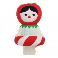 Christmas Gift Cherry Girl Squishy 13.5*8CM Slow Rising Soft Collection Gift Decor Toy With Packaging Collection COD