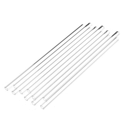 10Pcs 200x7x1mm Length 200mm OD 7mm 1mm Thick Wall Borosilicate Glass Blowing Tube Lab Factory School Home Tubes COD