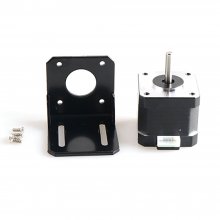 42 Stepper Motor with Motor Fixing Bracket Kit for Smart Robot Car Chassis COD