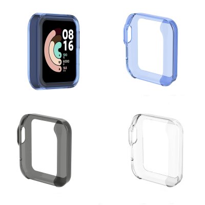 Bakeey Transparent TPU Half-pack Watch Case Cover Watch Protector For Xiaomi Mi Watch Lite COD