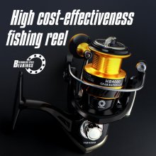 Spinning Metal Rod Fish Wheel 5.21 Gear Speed Ratio 12kg Braking Force Lightweight Sea Pole Lure Wheel for Outdoors Fishing Joy COD
