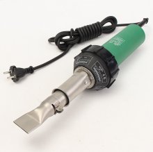 1600W Plastic Welding Hot Air Gun with 2Pcs Speed Welding Nozzle and Extra HE Rod Welding COD