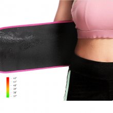 BOER Sports Fitness Waist Belt Breathable Non-slip Sprain Protection Pocket Design Easy to Adjust Back Support for Running Hiking Cycling COD