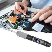 SQ-D60 60W Digital Soldering Iron Station DC12-24V Type-C Interface 100℃-400℃ Adjustable Temperature COD