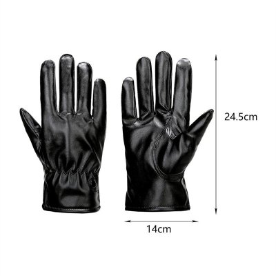 Winter Gloves Men PU Leather Driving Gloves Stretchable Breathable Multipurpose Delicate Sewing Craft Comfortable Windproof Gloves COD