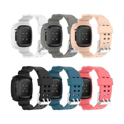 Bakeey Silicone Watch Strap Watch Cover Case for Fitbit Versa 3 Sense Watch COD