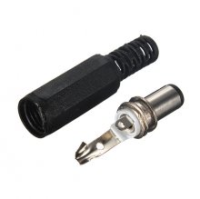 2.1mm x 5.5mm Male DC Power Plug Socket Jack Adapter Connector COD