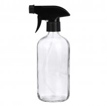 250ml/500ml Clear Glass Bottle With Trigger Sprayer Cap Essential Oil Water Spraying Bottle COD