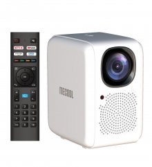MECOOL KP2 1080P Projector 600ANSI Lumens Linux OS 4.19 Netflix Certified 1+8GB Auto Focus Vertical Keystone Correction Smart Home Theater COD