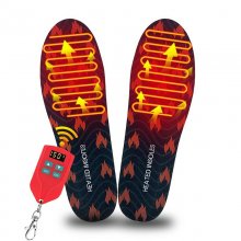 Winna Heated Boot Insoles Adjustable Temperature USB Rechargeable Winter Insole Foot Warmers with Wireless Remote for Outdoor COD