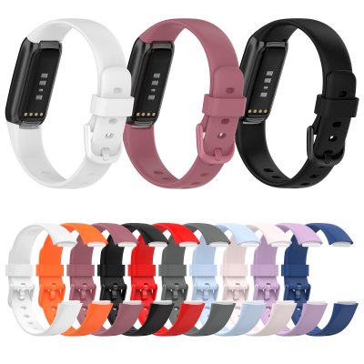Bakeey Comfortable Sweatproof Soft Silicone Watch Band Strap Replacement for Fitbit Luxe COD