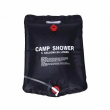20L 40L Summer Travel Solar Energy Heated Shower Bag Outdoor Camping Durable Waterproof Bag Black COD