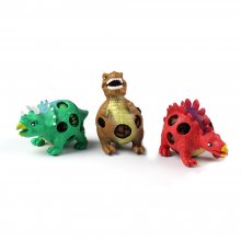 1PC TPR Squishy Dinosaur Jurassic Dinosaurs Squeeze Toy Gift Collection Stress Reliever COD