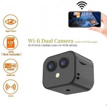 D3 HD Mini Wireless WiFi Dual Camera Mobile Phone Wireless Network Camera Remote Two-way Intercom Monitoring Camcorder COD