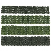 3X0.5M Artificial Faux Ivy Leaf Privacy Fence Screen Hedge Decor Panels Garden Outdoor COD